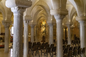 Crypt of the Cathedral of Santa Maria Annunziata in Otranto, Apulia, Italy