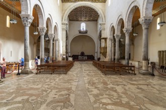Floor mosaics in the Cathedral of Santa Maria Annunziata in Otranto, Apulia, Italy