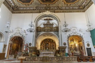 Interior of the church Chiesa Madre di Santa Maria Assunta, Polignano a Mare, Apulia, Italy