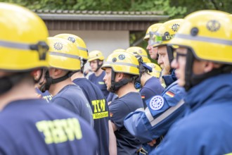 Emergency services at a major exercise lasting several days, FÜLEX25, organised by the THW, Federal