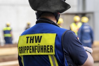 Emergency services at a major exercise lasting several days, FÜLEX25, organised by the THW, Federal