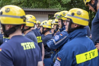 Emergency services at a major exercise lasting several days, FÜLEX25, organised by the THW, Federal
