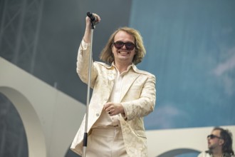 Roy Bianco (singer) from Roy Bianco & Die Abbrunzati Boys at the Superbloom Festival, Day 1 at the