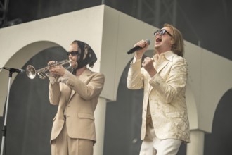 Roy Bianco (singer) from Roy Bianco & Die Abbrunzati Boys at the Superbloom Festival, Day 1 at the
