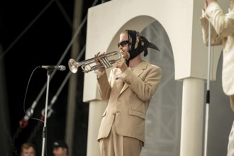 Roy Bianco & The Abbrunzati Boys at the Superbloom Festival, Day 1 in the Olympic Park, Munich, 30