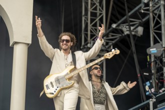 Roy Bianco & The Abbrunzati Boys at the Superbloom Festival, Day 1 in the Olympic Park, Munich, 30