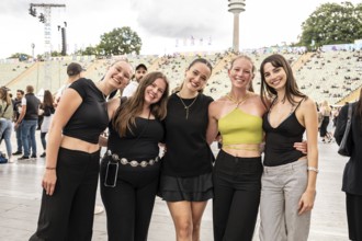 Visitors to the Superbloom Festival, Day 1 in the Olympic Park, Munich, 30-31-08-2025