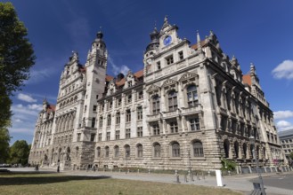 New Town Hall with Town Hall Tower, Leipzig, Saxony, Germany, 26.08.2025 < english> New Town Hall