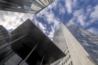 City skyscraper at Augustusplatz, Saxony, Germany, 26 August 2025 < english> City skyscraper at