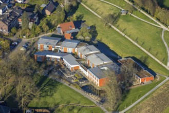 Aerial view, St. Vitus Stift GmbH retirement home, Olfen-Stadt, Olfen, Münsterland, North