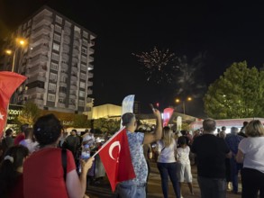 People in Türkiye celebrate Victory Day, commemorating the decisive Turkish victory over Greek