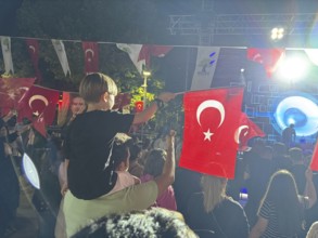 People in Türkiye celebrate Victory Day, commemorating the decisive Turkish victory over Greek