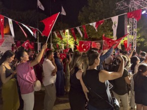 People in Türkiye celebrate Victory Day, commemorating the decisive Turkish victory over Greek