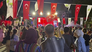 People in Türkiye celebrate Victory Day, commemorating the decisive Turkish victory over Greek
