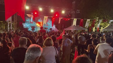 People in Türkiye celebrate Victory Day, commemorating the decisive Turkish victory over Greek