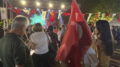 People in Türkiye celebrate Victory Day, commemorating the decisive Turkish victory over Greek