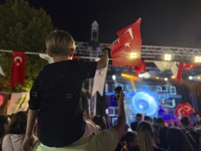 People in Türkiye celebrate Victory Day, commemorating the decisive Turkish victory over Greek