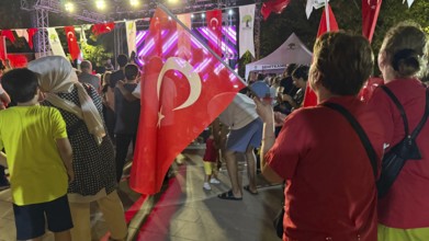 People in Türkiye celebrate Victory Day, commemorating the decisive Turkish victory over Greek