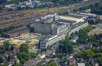 Aerial view, Quartier231 by Sirius Facilities office park, Oberhausen, Ruhr area, North