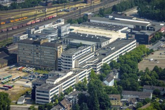 Aerial view, Quartier231 by Sirius Facilities office park, Oberhausen, Ruhr area, North