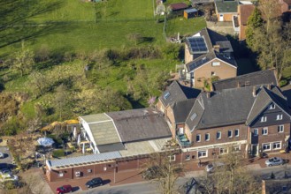 Aerial photo, Plettenberger Hof Hotel and Restaurant, Nordkirchen, Münsterland, North