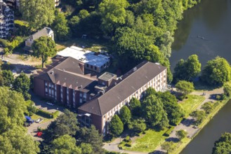 Aerial view, Franziskushaus retirement home, Luisental, Altstadt I - Südwest, Mülheim an der Ruhr,