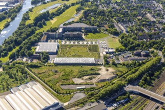 Aerial view, ALDI SÜD headquarters, Styrum - South, Mülheim an der Ruhr, Ruhr area, North