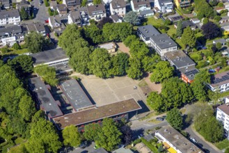 Aerial view, GGS Gemeinschaftsgrundschule an der Heinrichstraße, Altstadt I - Nordost, Mülheim an
