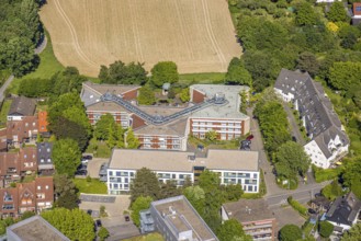 Aerial view, Evangelisches Wohnstift Raadt Pflegeheim, Holthausen - Südost, Mülheim an der Ruhr,