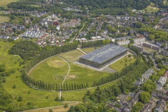 Aerial view, Akademie Mont-Cenis - Fortbildungsakademie des Ministeriums des Innern des Landes