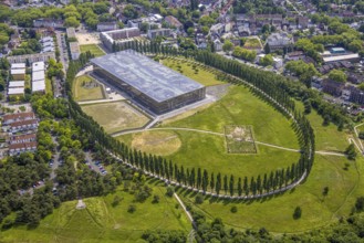 Aerial view, Akademie Mont-Cenis - Fortbildungsakademie des Ministeriums des Innern des Landes