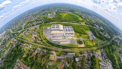 Nordfrost GmbH, transport logistics and warehouse logistics with trade logistics, roof with solar