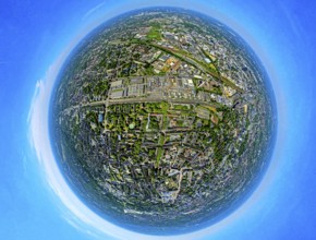 Aerial photo, ETEC Essener Technologie- und Entwicklungs-Centrum GmbH, Kruppstraße on the A40