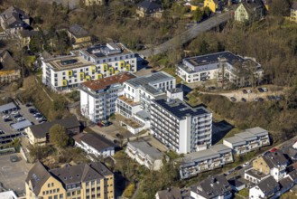 Aerial view, retirement home GVS Herdecke, Convivo Park an der Goethestraße, retirement home at the