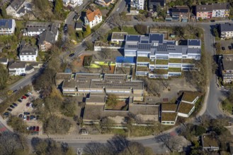 Aerial photo, Werner Richard Schule Grundschule und Realschule am Bleichstein, Herdecke, Ruhr area,
