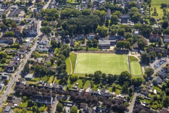 Aerial view, Hegestraße sports ground and football stadium, Rentfort, Gladbeck, Ruhr area, North