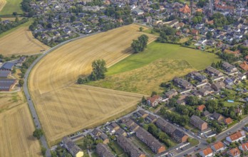 Aerial view, future construction area Tarnowitzer Straße, between Tarnowitzer Straße, Südgeist and