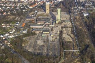 Aerial view, former DSK Lippe Westerholt mine, new neighbourhood for climate-friendly working and