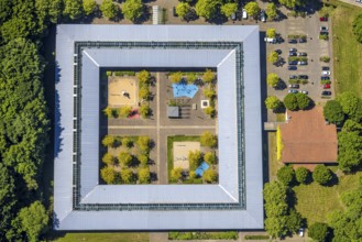 Aerial view, Löchterschule, LWL-Förderschule für körperliche und motorische Entwicklung, interior
