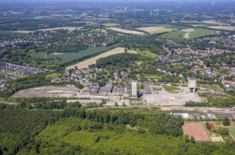 Aerial view, new Westerholt colliery, new neighbourhood for climate-friendly working and living,
