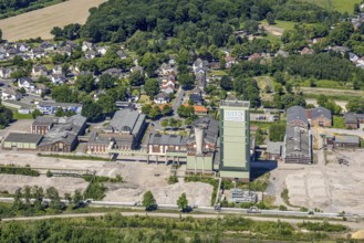 Aerial view, new Westerholt colliery, new neighbourhood for climate-friendly working and living,