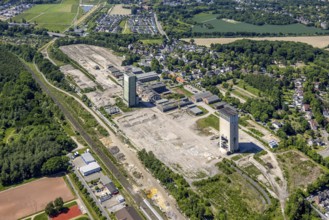 Aerial view, new Westerholt colliery, new neighbourhood for climate-friendly working and living,