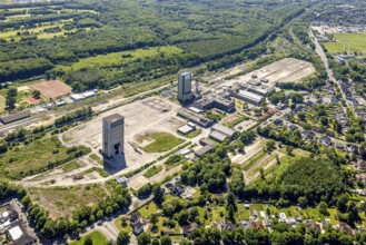 Aerial view, new Westerholt colliery, new neighbourhood for climate-friendly working and living,