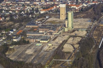 Aerial view, former DSK Lippe Westerholt mine, new neighbourhood for climate-friendly working and