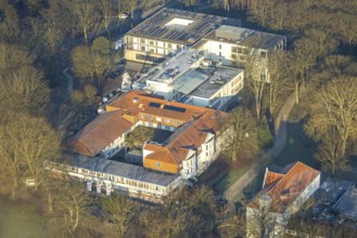 Aerial view, Clinic for Manual Therapy, MVZ Prof. Dr Uhlenbrock and Partner Radiology, Hamm spa