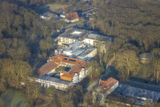 Aerial view, Clinic for Manual Therapy, MVZ Prof. Dr Uhlenbrock and Partner Radiology, Hamm spa