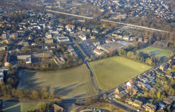 Aerial view, planned potential building areas between Vogelstraße, Ennigerweg and Ahlener Straße,