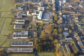 Aerial view, residential area Heessener Straße from Seeburger Straße to An der Mattenbecke with