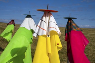 The Installation Bride and Groom and Folks by Jean Boskja Missler, 12th international wind art