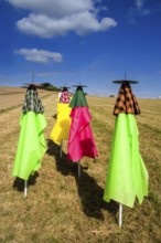 The Installation Bride and Groom and Folks by Jean Boskja Missler, 12th international wind art